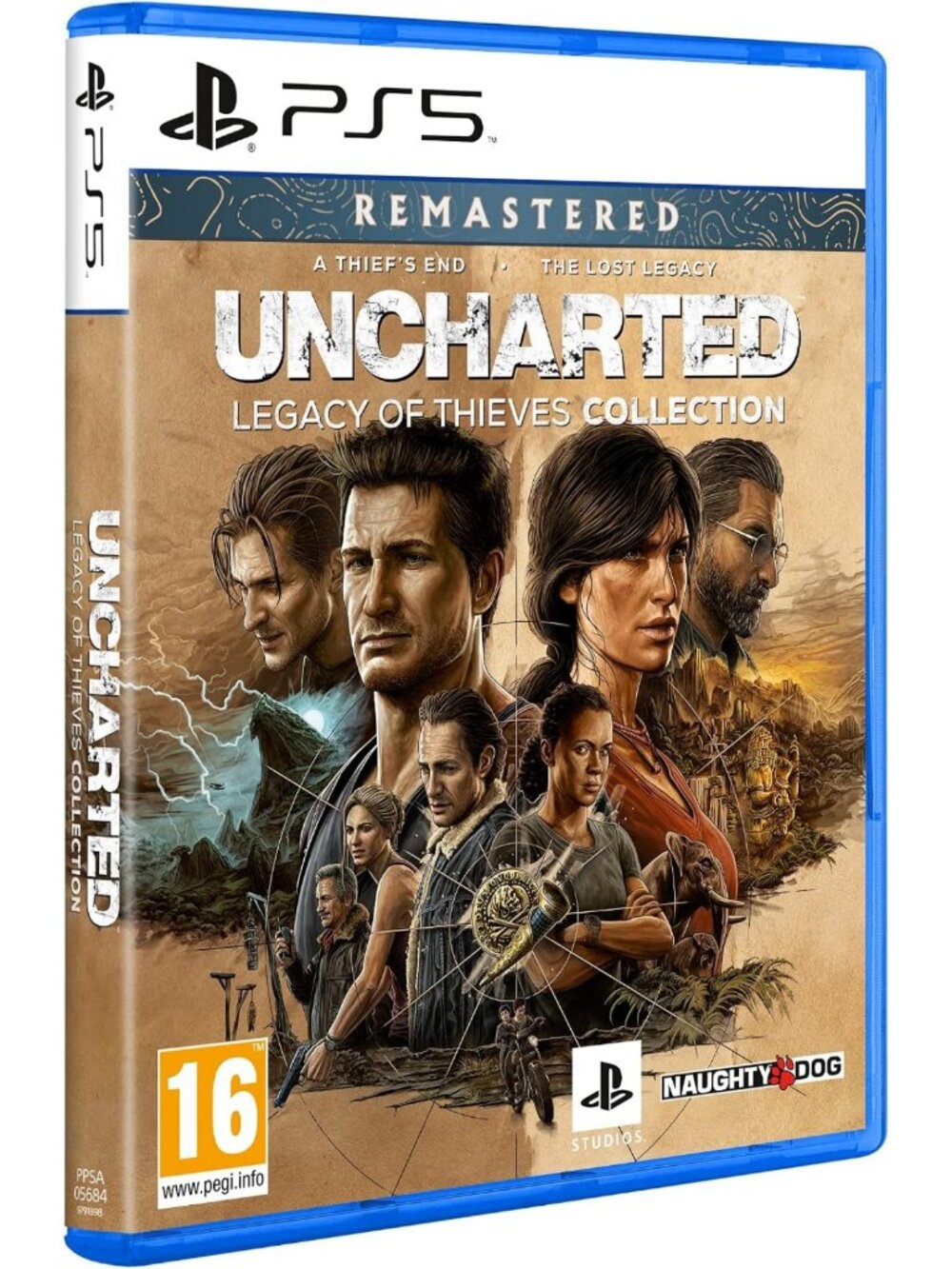 Uncharted Legacy of Thieves Collection for PS5 - Action Adventure Game Bundle